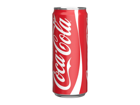Coca Cola Drink Can Sleek 310ml 06 Modelo 3D