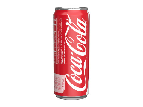 Coca Cola Drink Can Sleek 310ml 06 Modelo 3D