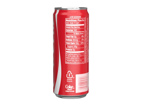 Coca Cola Drink Can Sleek 310ml 06 Modelo 3D