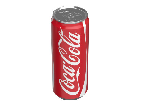 Coca Cola Drink Can Sleek 310ml 06 Modelo 3D