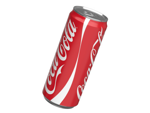 Coca Cola Drink Can Sleek 310ml 06 Modelo 3D