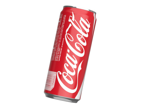 Coca Cola Drink Can Sleek 310ml 06 Modelo 3D