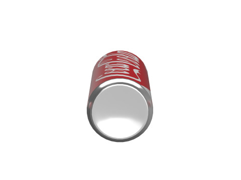Coca Cola Drink Can Sleek 330ml 07 Model 3D
