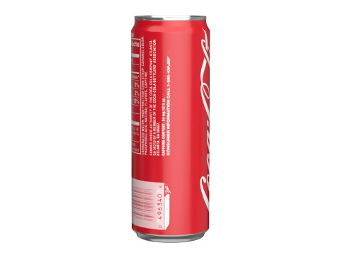Coca Cola Drink Can Sleek 355ml 08 Modelo 3D