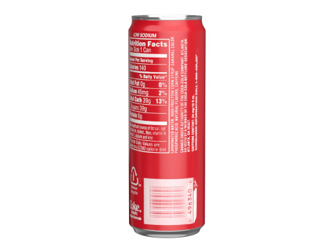 Coca Cola Drink Can Sleek 355ml 08 Modelo 3D