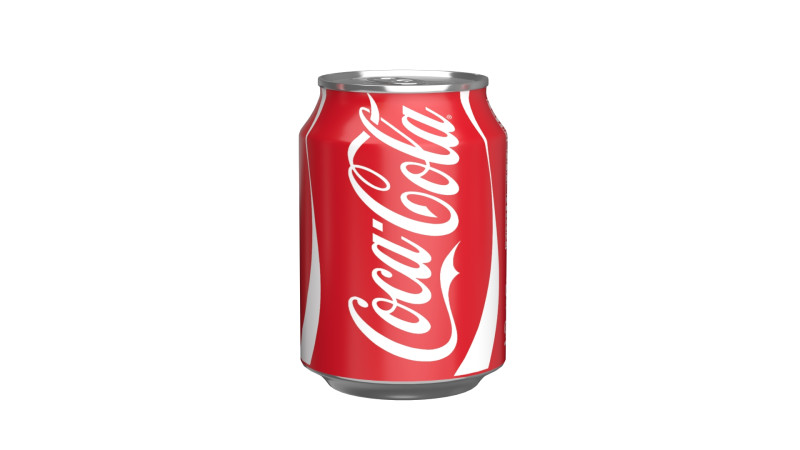 Coca Cola Drink Can 250ml 09 3D Модель .c4d .max .obj .3ds .fbx .stl .blend 