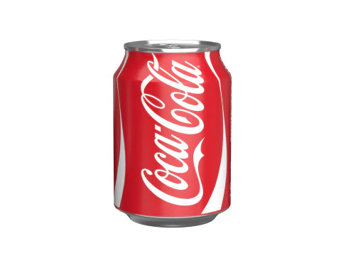 Bebida Coca Cola Lata 250ml 09 Modelo 3D