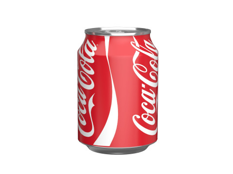 Coca Cola Drink Can 250ml 09 3D Модель