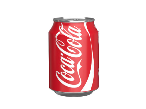 Coca Cola Drink Can 250ml 09 3D Модель