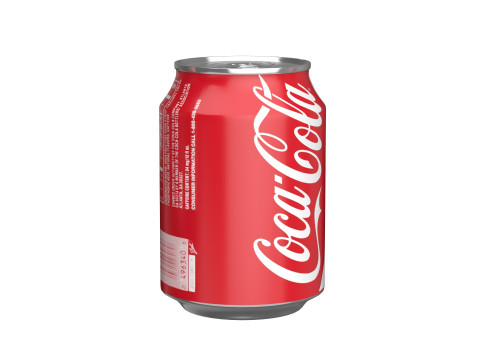 Coca Cola Drink Can 250ml 09 3D Модель