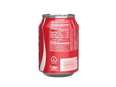 Coca Cola Drink Can 250ml 09 3D Модель