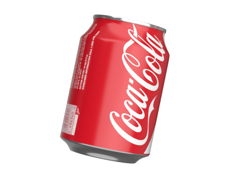 Coca Cola Drink Can 250ml 09 3D Модель