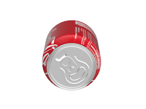 Coca Cola Drink Can 250ml 09 3D Модель