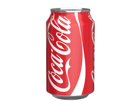 Coca Cola Drink Can 330ml 10 3D 모델