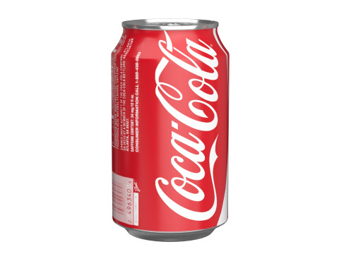 Coca Cola Drink Can 330ml 10 3D 모델