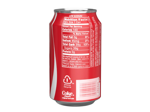 Coca Cola Drink Can 330ml 10 3D 모델