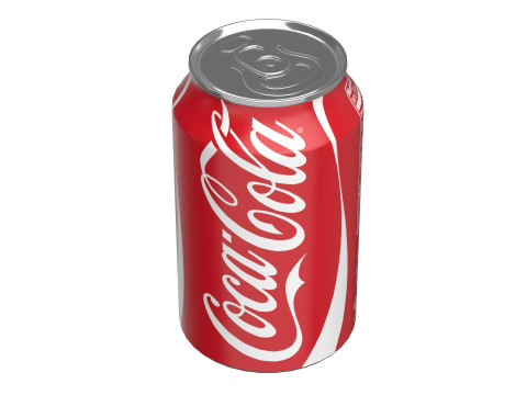 Coca Cola Drink Can 330ml 10 3D 모델