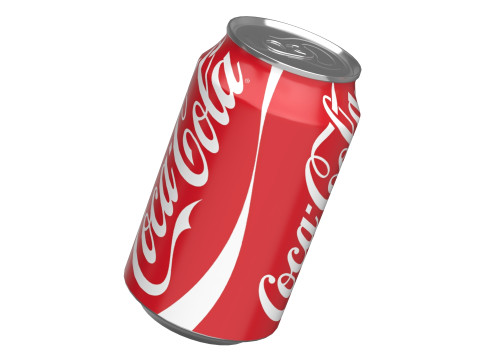 Coca Cola Drink Can 330ml 10 3D 모델