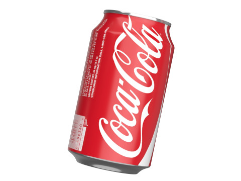 Coca Cola Drink Can 330ml 10 3D 모델