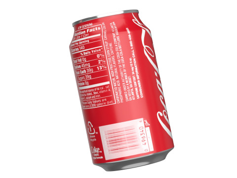 Coca Cola Drink Can 330ml 10 3D 모델
