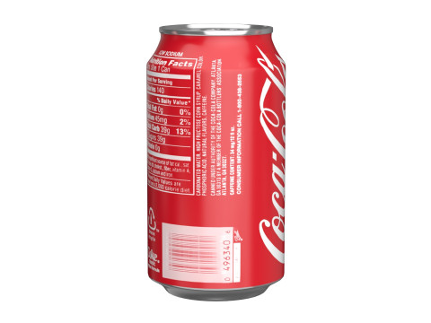 Coca Cola Drink Can 355 ml 11 3D Model