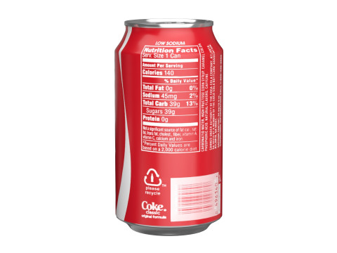 Coca Cola Drink Can 355 ml 11 3D Model