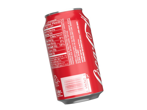 Coca Cola Drink Can 355 ml 11 3D Model