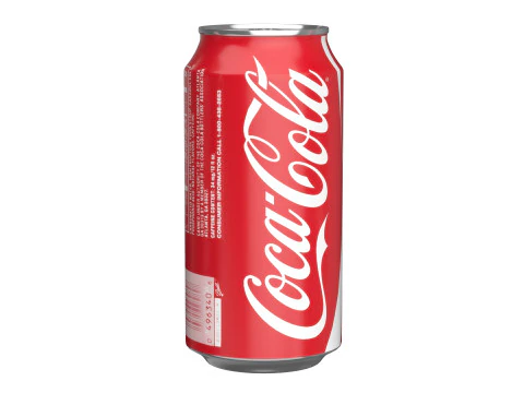 Coca Cola Drink Can 375 ml 12 3D Model