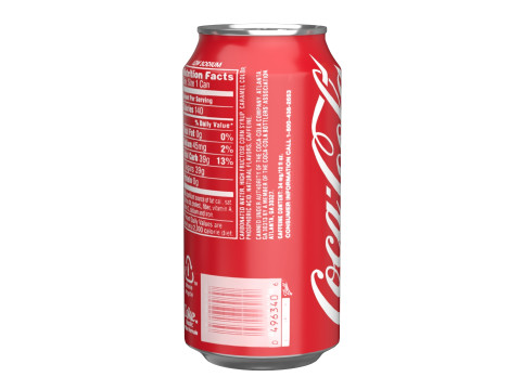 Coca Cola Drink Can 375 ml 12 Model 3D