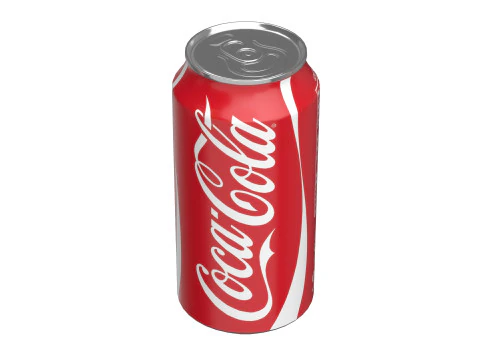Coca Cola Drink Can 375 ml 12 3D Model