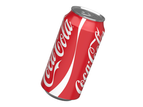 Coca Cola Drink Can 375 ml 12 Model 3D