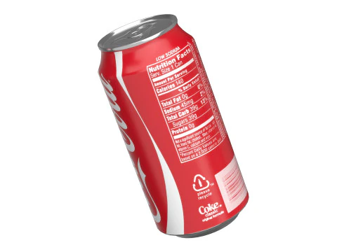 Coca Cola Drink Can 375 ml 12 3D Model