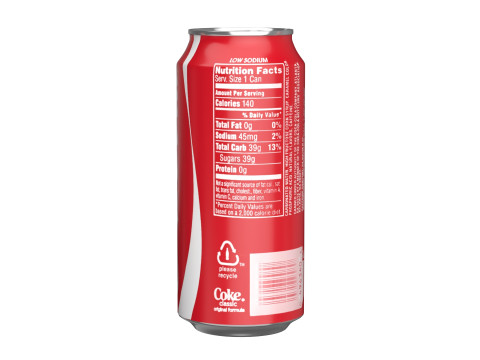 Coca Cola Drink Can 473 ml 13 Modèle 3D