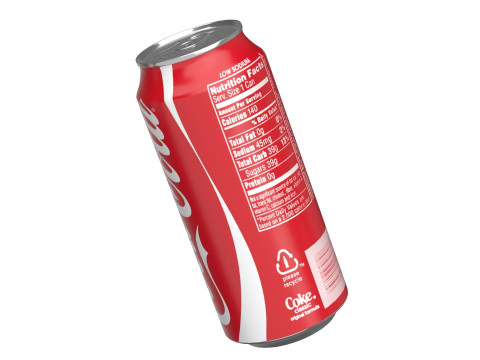 Coca Cola Drink Can 473 ml 13 Modèle 3D