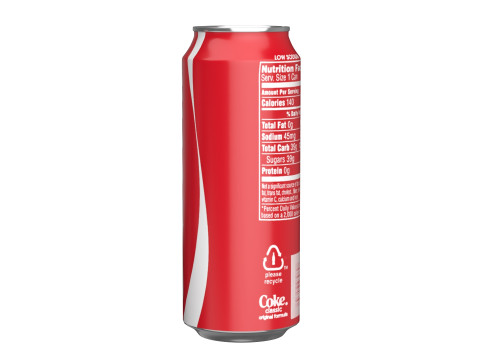 Coca Cola Drink Can 500 ml 14 Model 3D