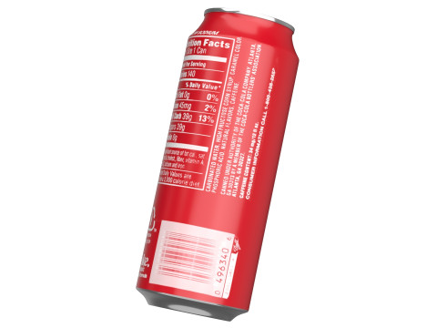 Coca Cola Drink Can 500 ml 14 Model 3D