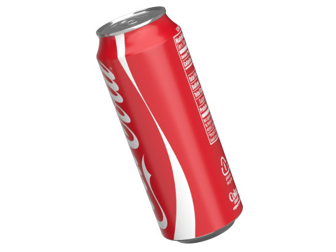 Coca Cola Drink Can 500 ml 14 Model 3D