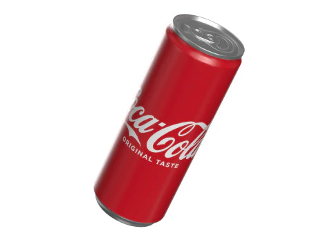 Coca Cola Drink Can Slim 250 ml 15 3D Model