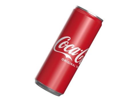 Coca Cola Drink Can Slim 250 ml 15 3D Model