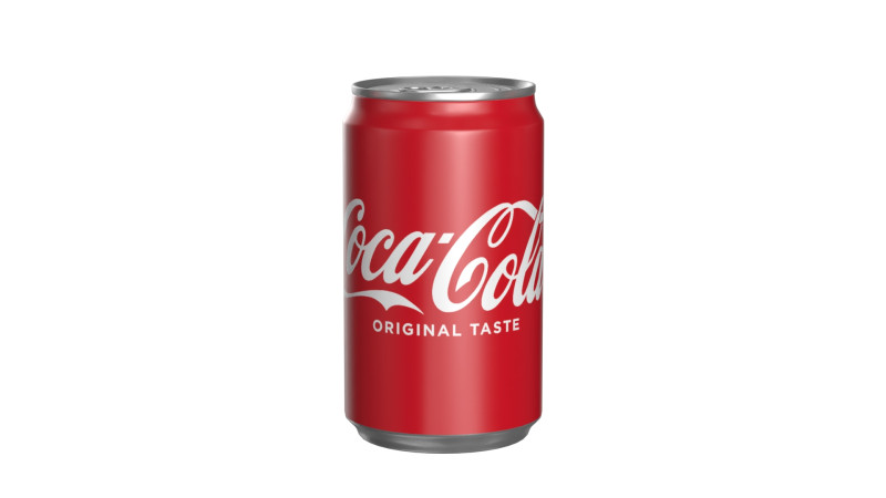 Coca Cola Drink Can Sleek 200 ml 16 Model 3D .c4d .max .obj .3ds .fbx .stl .blend 
