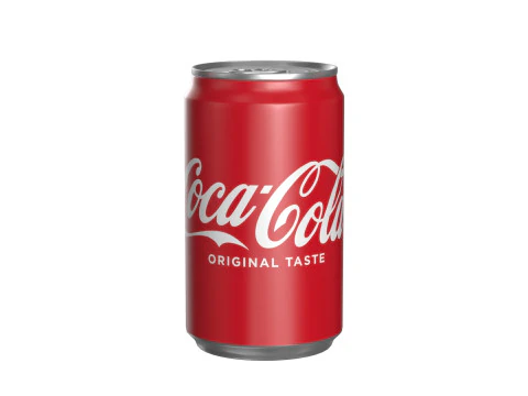 Coca Cola Bebida Lata Sleek 200 ml 16 Modelo 3D