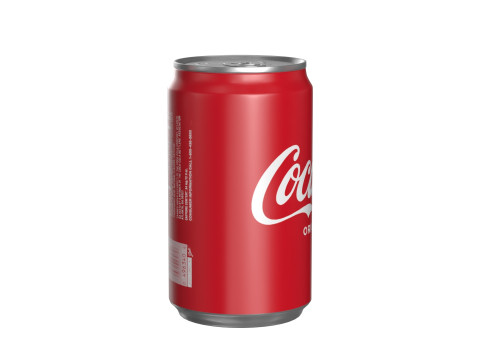 Coca Cola Drink Can Sleek 200 ml 16 Model 3D
