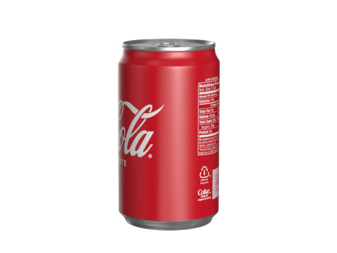 Coca Cola Drink Can Sleek 200 ml 16 Model 3D
