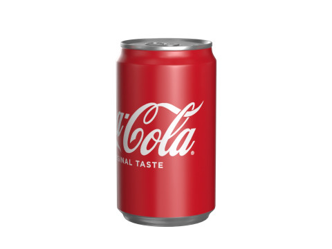 Coca Cola Drink Can Sleek 200 ml 16 Model 3D