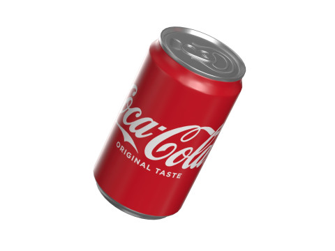 Coca Cola Drink Can Sleek 200 ml 16 Model 3D