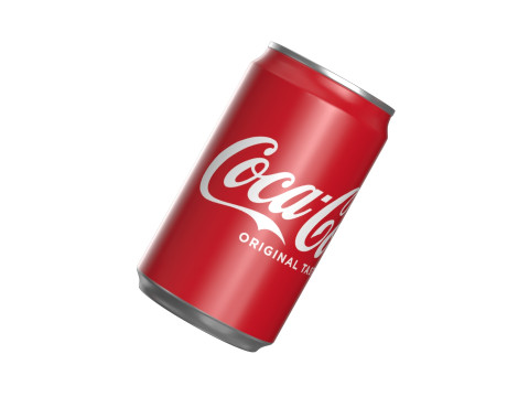 Coca Cola Drink Can Sleek 200 ml 16 Model 3D