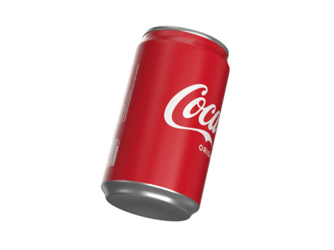 Coca Cola Drink Can Sleek 200 ml 16 Model 3D