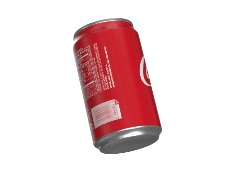 Coca Cola Drink Can Sleek 200 ml 16 Model 3D