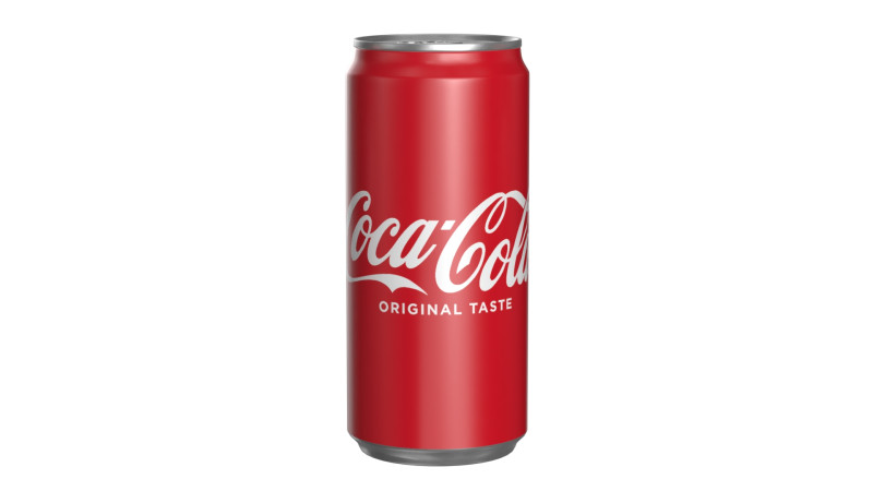 Coca Cola Drink Can Sleek 270 ml 18 Model 3D .c4d .max .obj .3ds .fbx .stl .blend 