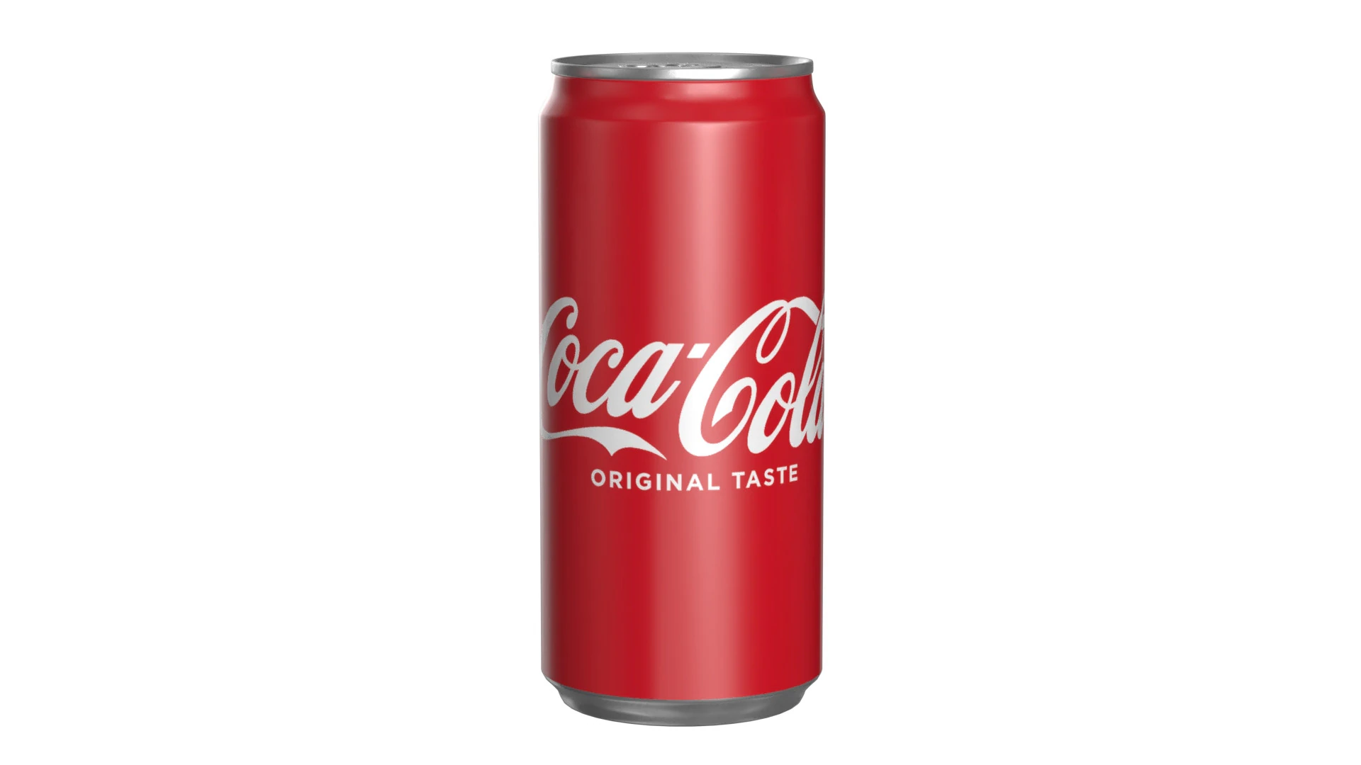 Coca Cola Drink Can Sleek 270 ml 18 3D Model .c4d .max .obj .3ds .fbx .stl .blend 